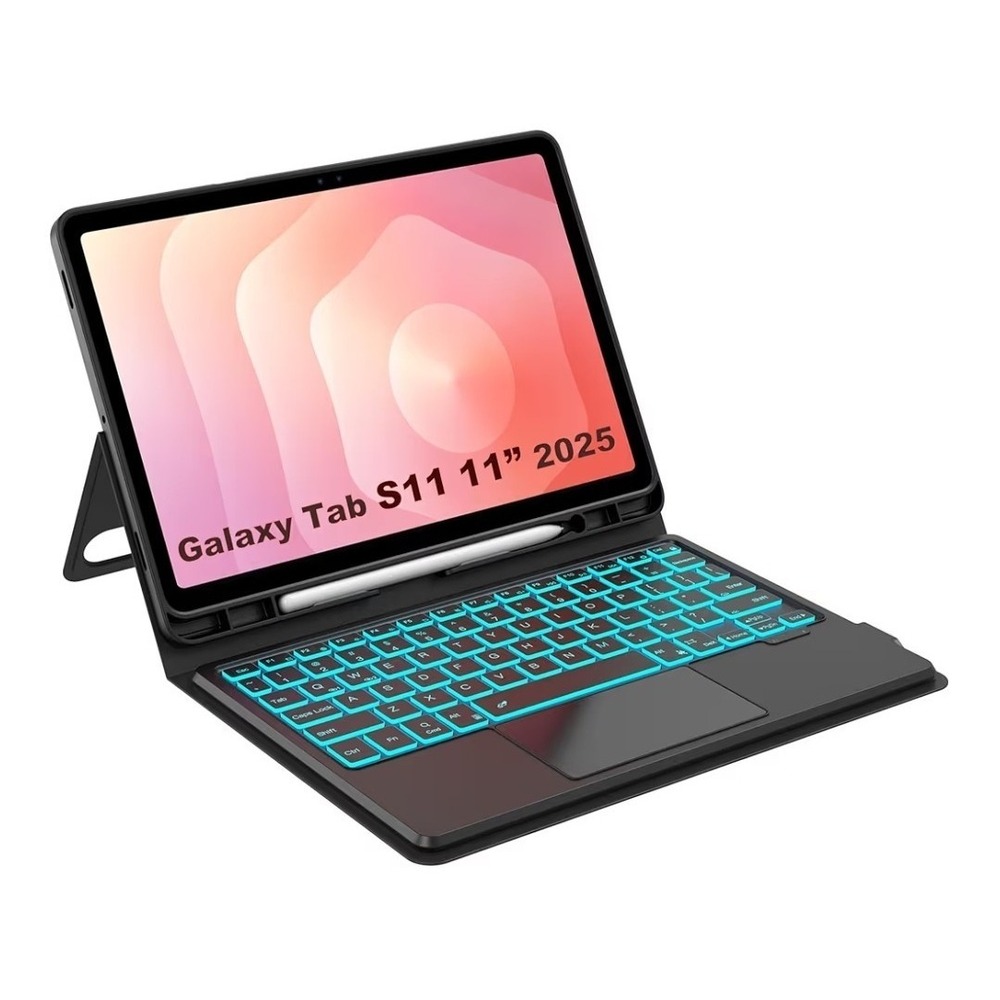 Backlit Touch Keyboard Case for Samsung Galaxy Tab S11 11" 2025 Smart Trackpad